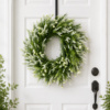 lavender wreath, front door wreath, summer wreath, floral wreath, lavender decor, flower door decor, farmhouse wreath, spring wreath, wall wreath, wedding wreath, porch decor, greenery wreath, housewarming gift
