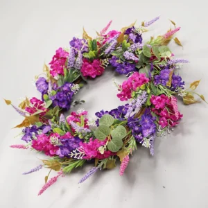 Sunflower Wreath for Front Door | Eucalyptus Spring Wreath with Welcome Sign | Artificial Floral Wreath | Outdoor Wall & Window Decor - Image 12