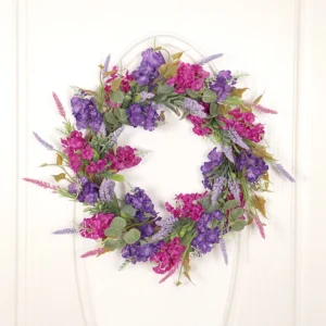Sunflower Wreath for Front Door | Eucalyptus Spring Wreath with Welcome Sign | Artificial Floral Wreath | Outdoor Wall & Window Decor - Image 11