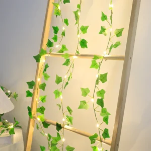 Artificial Ivy Vine 2M | Green Leaf Garland | Fairy Light Wall Decor | Wedding Party Decoration | Indoor Hanging Plant | Room Home Decor - Image 6