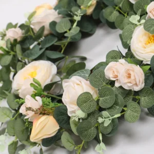 Sunflower Wreath for Front Door | Eucalyptus Spring Wreath with Welcome Sign | Artificial Floral Wreath | Outdoor Wall & Window Decor - Image 25