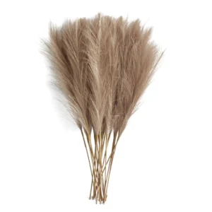 Artificial Pampas Grass Stems 6PCS | Faux Pampas Grass Bouquet | Boho Home Decor | Wedding Table Centerpiece | Dried Flower Arrangement - Image 11