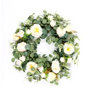 Sunflower Wreath for Front Door | Eucalyptus Spring Wreath with Welcome Sign | Artificial Floral Wreath | Outdoor Wall & Window Decor - Image 26