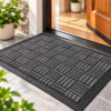 Doormat Non Slip Waterproof Dustproof Carpet Bath Mat Rubber Indoor Outdoor Rug Durable Home Hotel Entrance Doormat