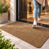 Dirt Trapper Doormat, Indoor Outdoor Front Door Mat, Non Slip Entrance Rug, Dust Resistant Doorway Mat, Heavy Duty Home Entryway Floor Mat