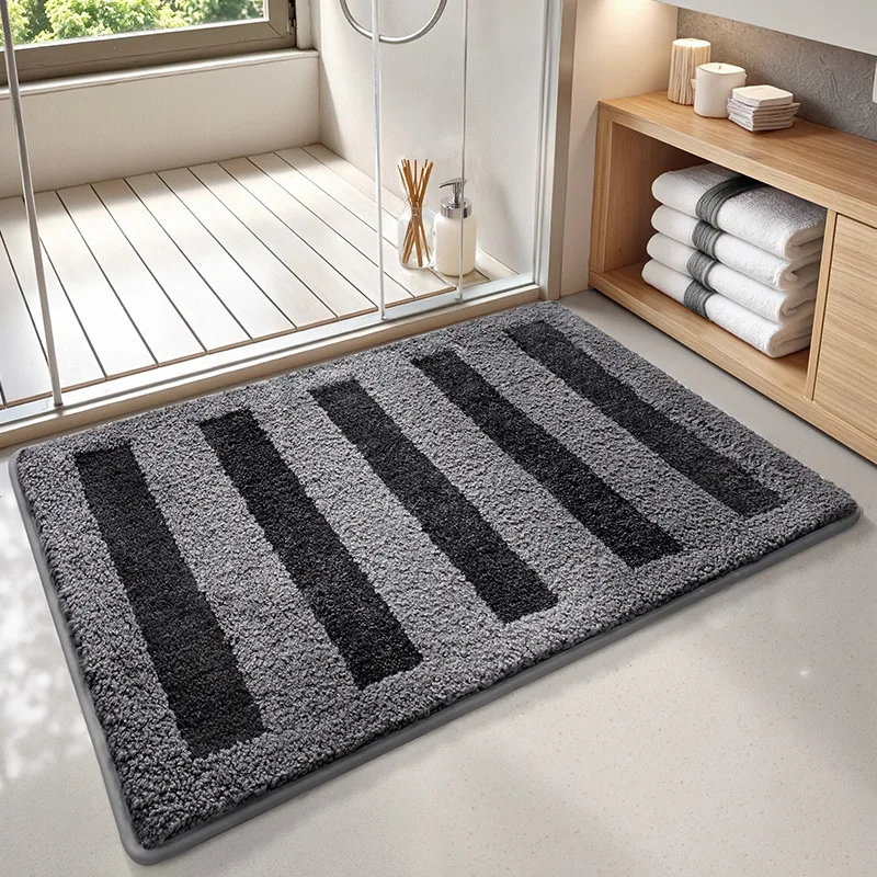 Cartoon Bathroom Rug, Soft Flocked Bath Mat, Absorbent Non Slip Floor Mat - Image 21