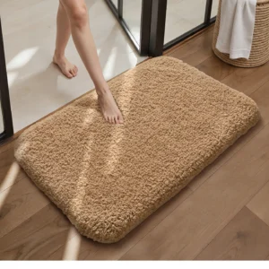 Ultra Soft Microfiber Bath Mat, Thick Absorbent Non Slip Bathroom Rug - Image 7