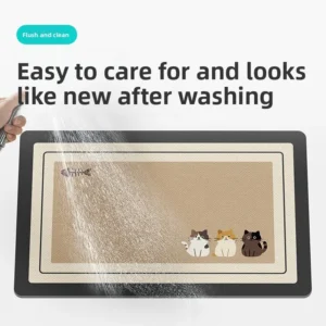 Velvet Bath Mat, Absorbent Quick Dry Bathroom Rug, Soft Anti Mold Floor Mat - Image 6