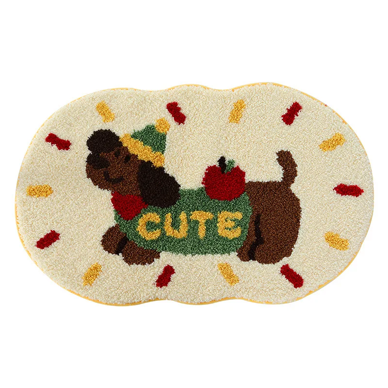 Cartoon Bathroom Rug, Soft Flocked Bath Mat, Absorbent Non Slip Floor Mat - Image 29