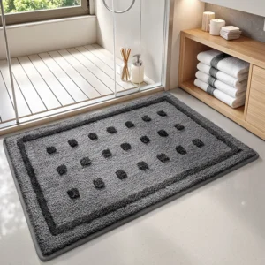 Cartoon Bathroom Rug, Soft Flocked Bath Mat, Absorbent Non Slip Floor Mat - Image 12