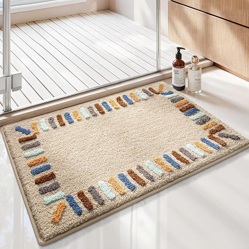 Cartoon Bathroom Rug, Soft Flocked Bath Mat, Absorbent Non Slip Floor Mat - Image 13