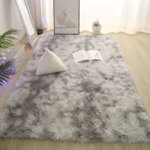 Pink Shaggy Rug for Girls Bedroom, Fluffy Kids Area Rug, Soft Nursery Carpet, Cozy Bedroom Floor Decor - Image 14