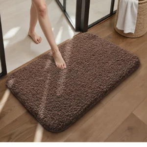 Ultra Soft Microfiber Bath Mat, Thick Absorbent Non Slip Bathroom Rug - Image 8