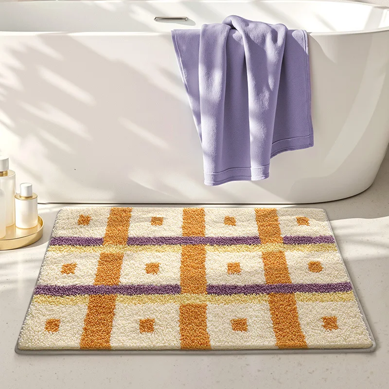 Cartoon Bathroom Rug, Soft Flocked Bath Mat, Absorbent Non Slip Floor Mat - Image 18