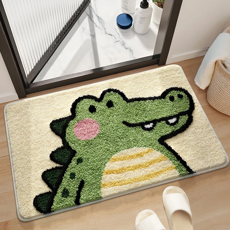 Cartoon Bathroom Rug, Soft Flocked Bath Mat, Absorbent Non Slip Floor Mat - Image 25