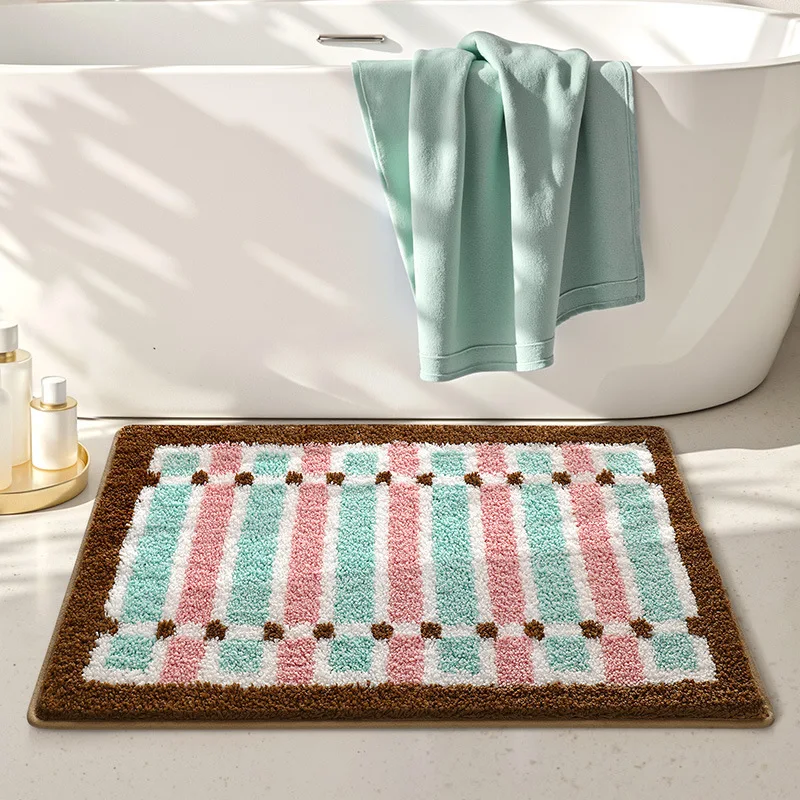 Cartoon Bathroom Rug, Soft Flocked Bath Mat, Absorbent Non Slip Floor Mat - Image 16