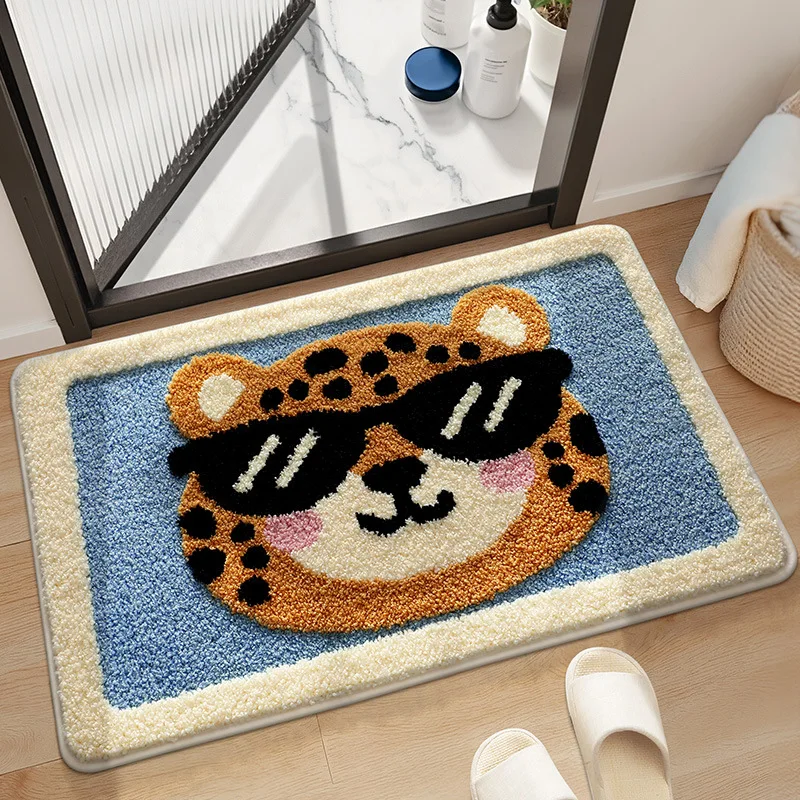 Cartoon Bathroom Rug, Soft Flocked Bath Mat, Absorbent Non Slip Floor Mat - Image 24