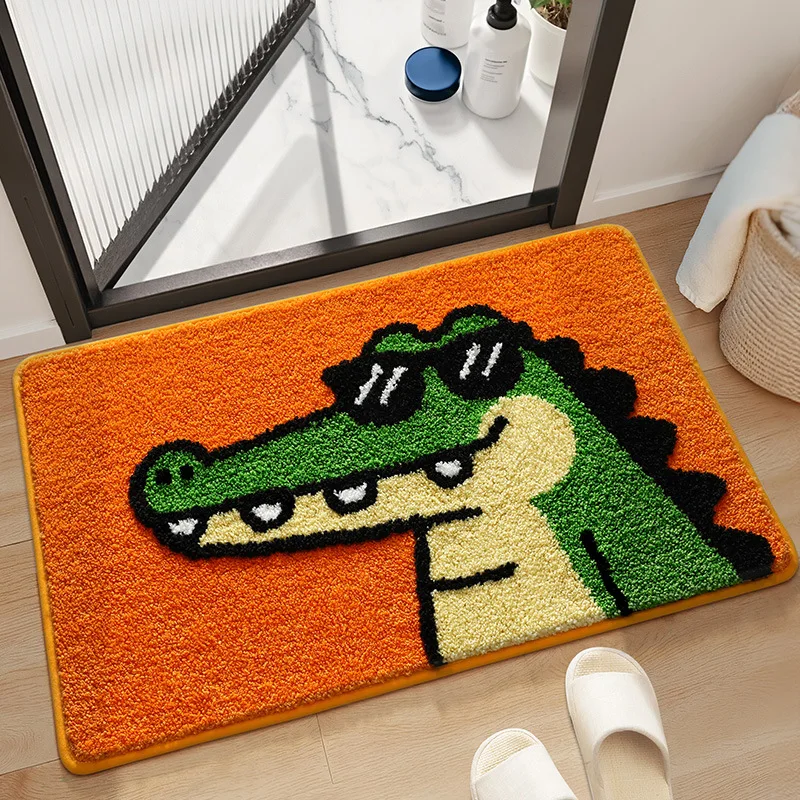 Cartoon Bathroom Rug, Soft Flocked Bath Mat, Absorbent Non Slip Floor Mat - Image 26