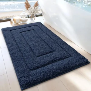 Washable Bathroom Rug, Soft Microfiber Bath Mat, Non Slip Shower Floor Mat - Image 8