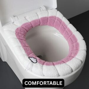 Winter Toilet Seat Cover, Soft Washable Toilet Mat, Bathroom Cushion - Image 8