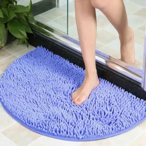 Bathroom Water Absorbent Pet Mat Bathtub Floor Carpet Shower Rug Bath Mat Chenille