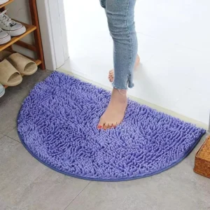 Bathroom Water Absorbent Pet Mat Bathtub Floor Carpet Shower Rug Bath Mat Chenille - Image 8
