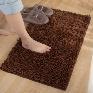 Chenille Bathroom Carpet Non Slip Bath Mat Soft and Comfortable Plush Living Room Door Bathroom Absorbent Foot Floor Matscarpet - Image 14