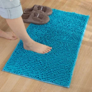 Chenille Bathroom Carpet Non Slip Bath Mat Soft and Comfortable Plush Living Room Door Bathroom Absorbent Foot Floor Matscarpet - Image 8