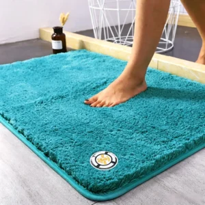 Super Absorbent Non-slip Bathroom Mat Plush Microfiber Quick Dry Washable Soft Bath Rug for Tub Balcony - Image 9