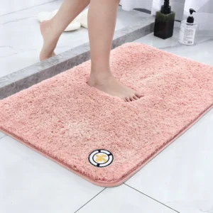 Super Absorbent Non-slip Bathroom Mat Plush Microfiber Quick Dry Washable Soft Bath Rug for Tub Balcony - Image 13