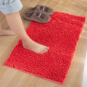 Chenille Bathroom Carpet Non Slip Bath Mat Soft and Comfortable Plush Living Room Door Bathroom Absorbent Foot Floor Matscarpet - Image 9
