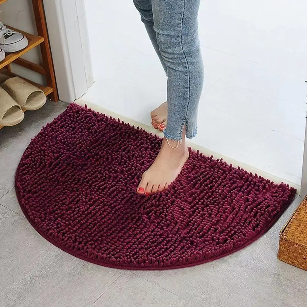 Bathroom Water Absorbent Pet Mat Bathtub Floor Carpet Shower Rug Bath Mat Chenille - Image 12
