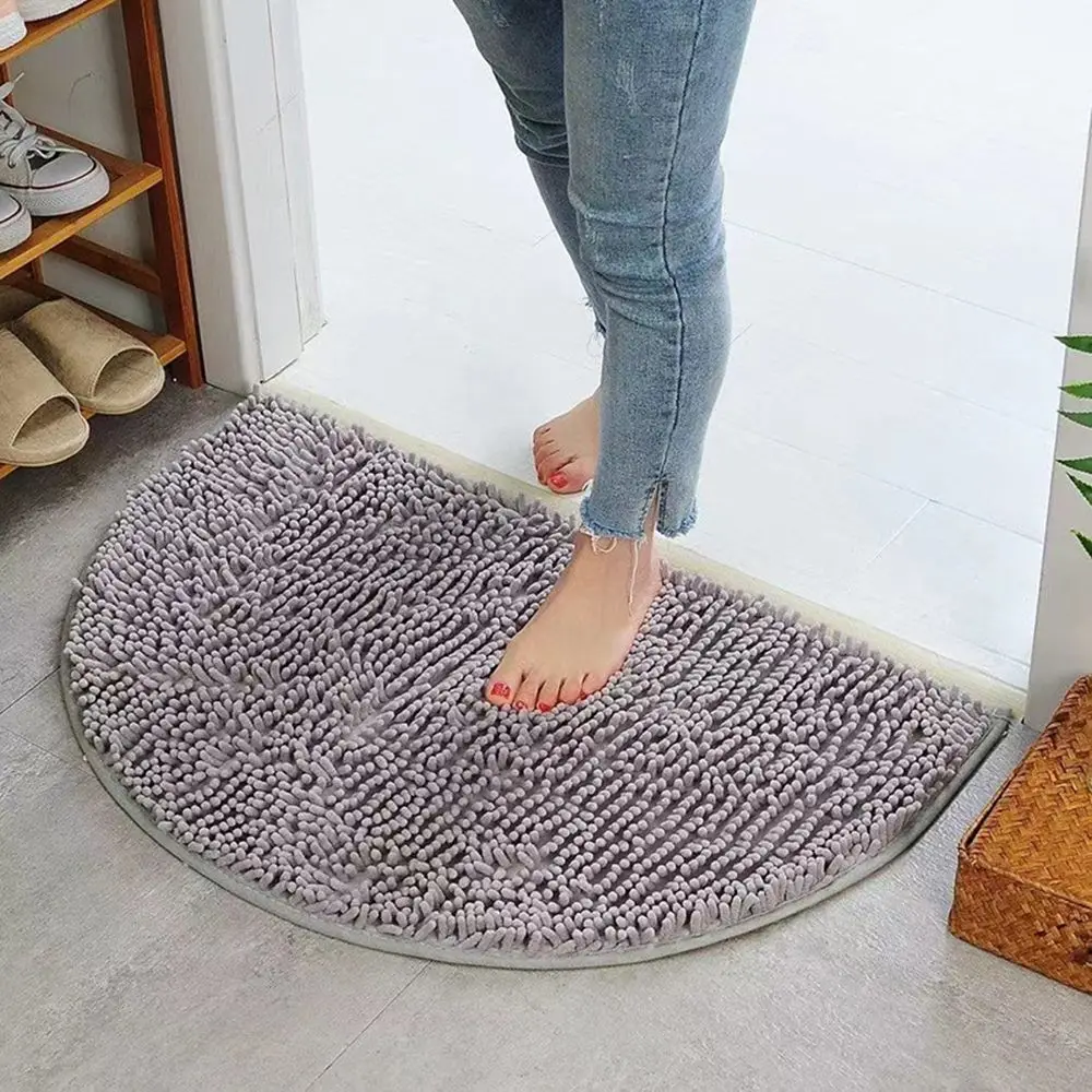 Bathroom Water Absorbent Pet Mat Bathtub Floor Carpet Shower Rug Bath Mat Chenille - Image 9