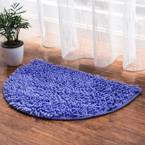 Bathroom Water Absorbent Pet Mat Bathtub Floor Carpet Shower Rug Bath Mat Chenille - Image 2
