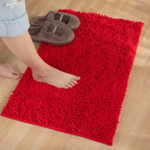 Chenille Bathroom Carpet Non Slip Bath Mat Soft and Comfortable Plush Living Room Door Bathroom Absorbent Foot Floor Matscarpet - Image 7