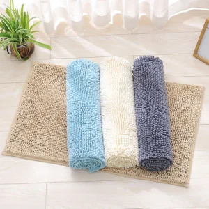 Chenille Bathroom Carpet Non Slip Bath Mat Soft and Comfortable Plush Living Room Door Bathroom Absorbent Foot Floor Matscarpet - Image 6