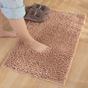 Chenille Bathroom Carpet Non Slip Bath Mat Soft and Comfortable Plush Living Room Door Bathroom Absorbent Foot Floor Matscarpet - Image 10
