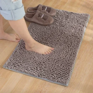 Chenille Bathroom Carpet Non Slip Bath Mat Soft and Comfortable Plush Living Room Door Bathroom Absorbent Foot Floor Matscarpet - Image 11