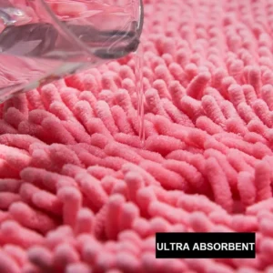 Bathroom Water Absorbent Pet Mat Bathtub Floor Carpet Shower Rug Bath Mat Chenille - Image 6