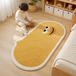 Modern Style Plush Area Rug - Thickened Bedroom Carpet for Living Room, Fluffy Bedside Floor Mat - image 5