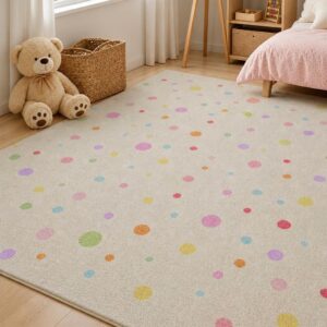 Cream Style Girl Bedroom Rug - Large Area Plush Carpet for Living Room, Fluffy Floor Mat (Copy) - image 2